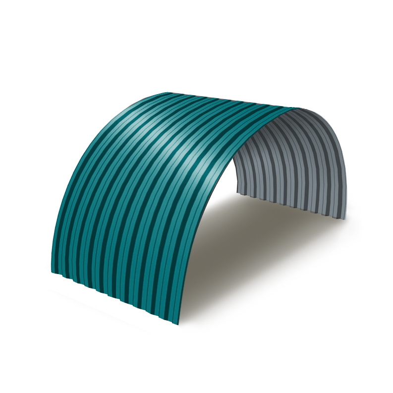 Склад с арочным профнастилом